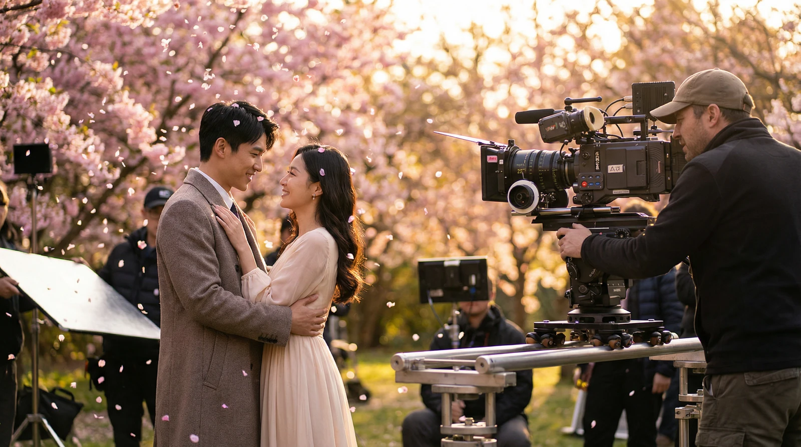 蜜芽萝莉岛栏目樱花园浪漫场景拍摄花絮